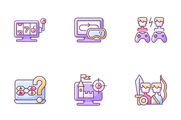 Online Game Types Icon Pack