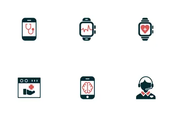 Online Healthcare Icon Pack