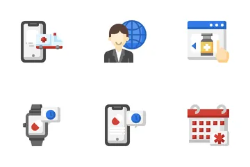 Online Healthcare Icon Pack