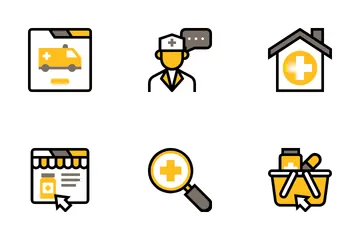 Online Healthcare Icon Pack