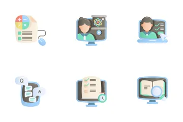 Online Learning Icon Pack