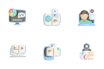 Online Learning Icon Pack