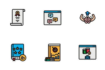 Online Learning Icon Pack