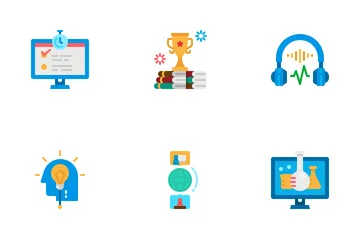 Online Learning Icon Pack