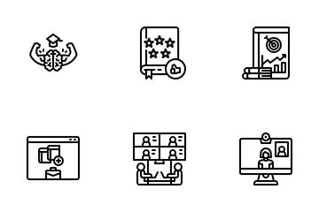 Online Learning Icon Pack