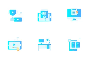 Online Learning Icon Pack