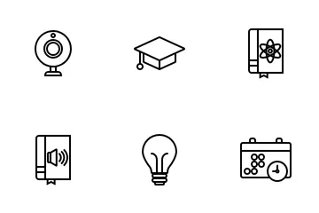 Online Learning Icon Pack