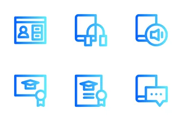 Online Learning Icon Pack