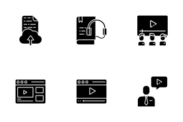 Online Learning Icon Pack