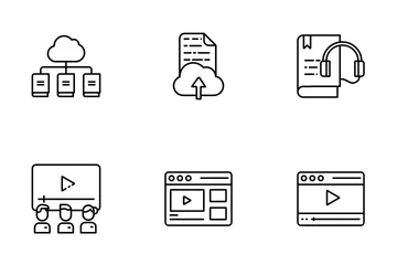 Online Learning Icon Pack