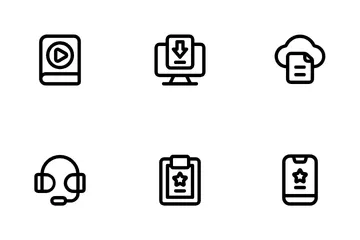 Online Learning Icon Pack