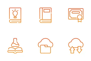 Online Learning Icon Pack