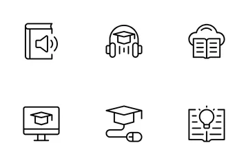 Online Learning Icon Pack