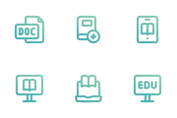 Online Learning Icon Pack