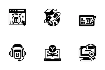 Online Learning Icon Pack