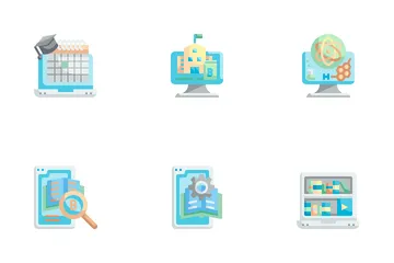 Online Learning Icon Pack