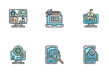 Online Learning Icon Pack