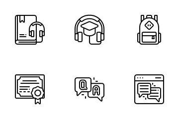 Online Learning Icon Pack