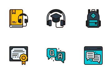 Online Learning Icon Pack