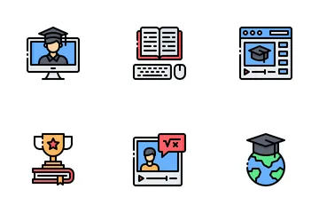 Online Learning Icon Pack