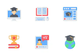 Online Learning Icon Pack