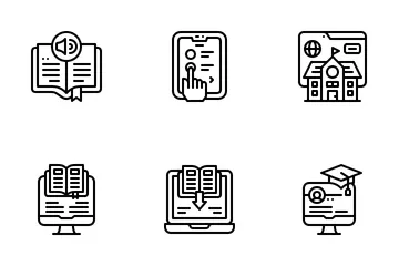 Online Learning Icon Pack