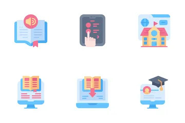 Online Learning Icon Pack