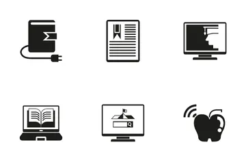 Online Learning Icon Pack