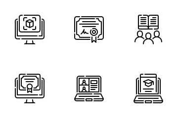 Online Learning Icon Pack