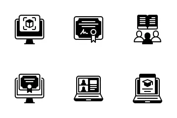 Online Learning Icon Pack