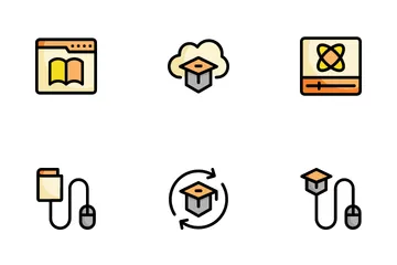 Online Learning Icon Pack