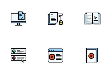 Online Learning Icon Pack