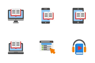 Online Learning Icon Pack