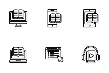 Online Learning Icon Pack