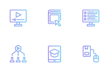 Online Learning Icon Pack