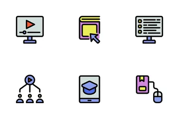 Online Learning Icon Pack