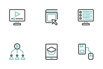 Online Learning Icon Pack