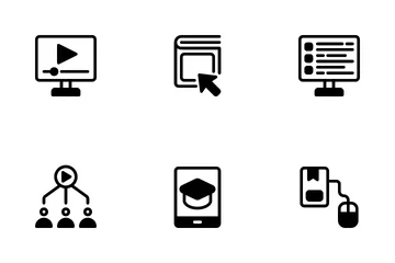 Online Learning Icon Pack