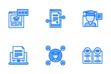 Online Learning Icon Pack