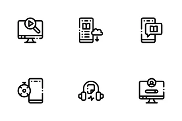 Online Learning Icon Pack