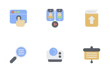 Online Learning Icon Pack