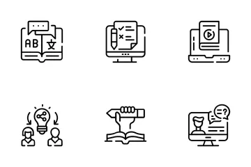 Online Learning Icon Pack