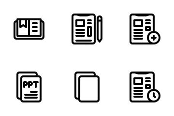 Online Learning Icon Pack