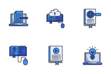 Online Learning Icon Pack