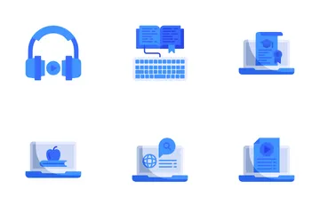 Online Learning Icon Pack