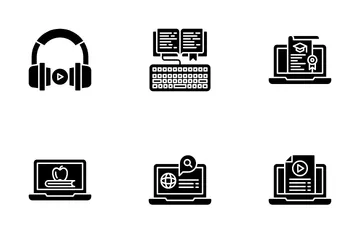 Online Learning Icon Pack