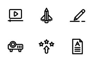 Online Learning Icon Pack