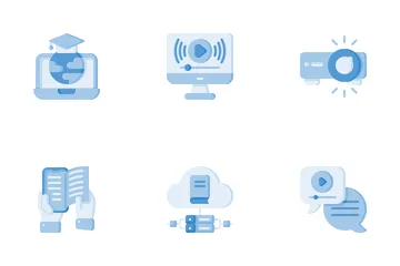 Online Learning Icon Pack