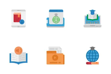 Online Learning Icon Pack