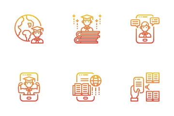 Online Learning Icon Pack